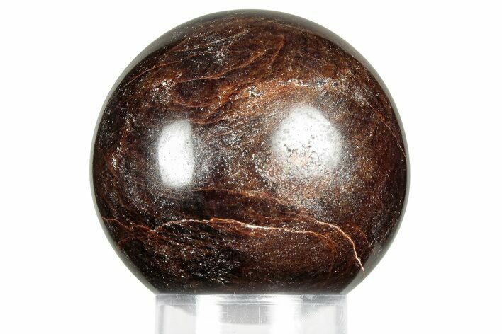 Polished Almandine Garnet Sphere - India #359915